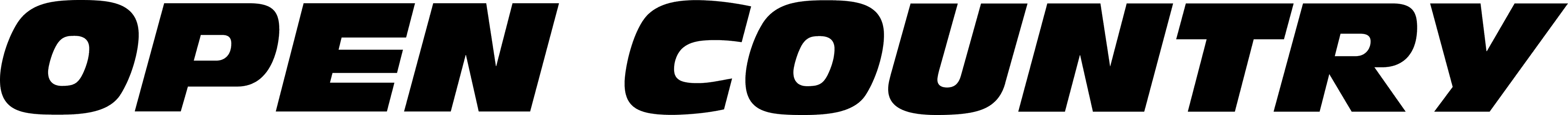 Open Country Logo in schwarz